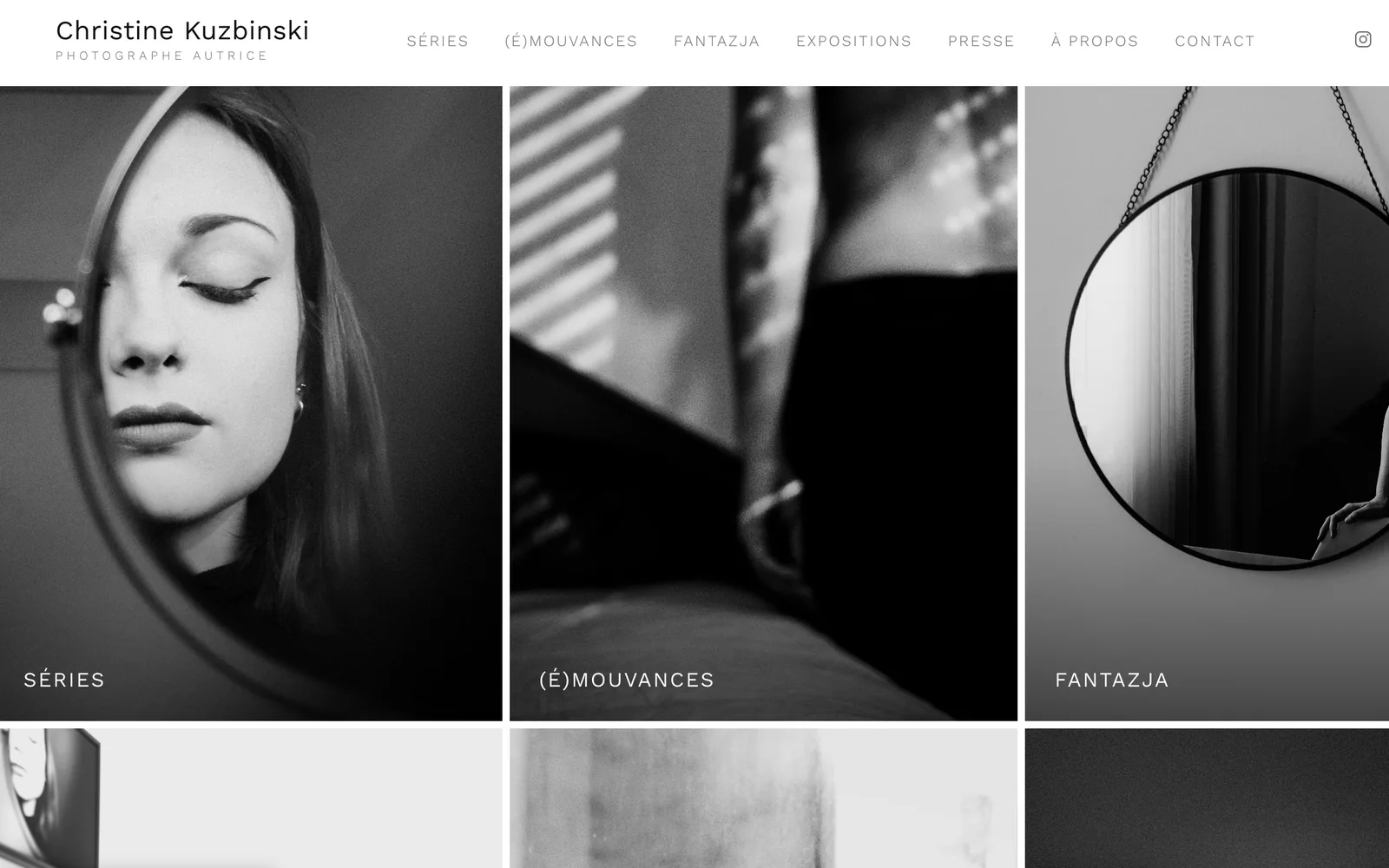 Galerie du site christinekuzbinski.fr